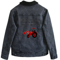 Tractor Like Mine Unisex Sherpa-lined Denim Jacket | Artistshot