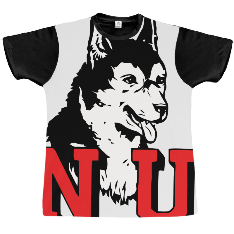 Northeastern Huskies Graphic T-shirt | Artistshot