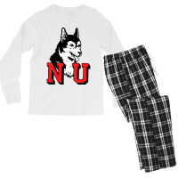 Northeastern Huskies Men's Long Sleeve Pajama Set | Artistshot