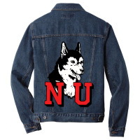 Northeastern Huskies Men Denim Jacket | Artistshot