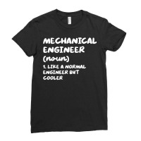 Mechanical Engineer Definition Funny Engineering T Ladies Fitted T-shirt | Artistshot