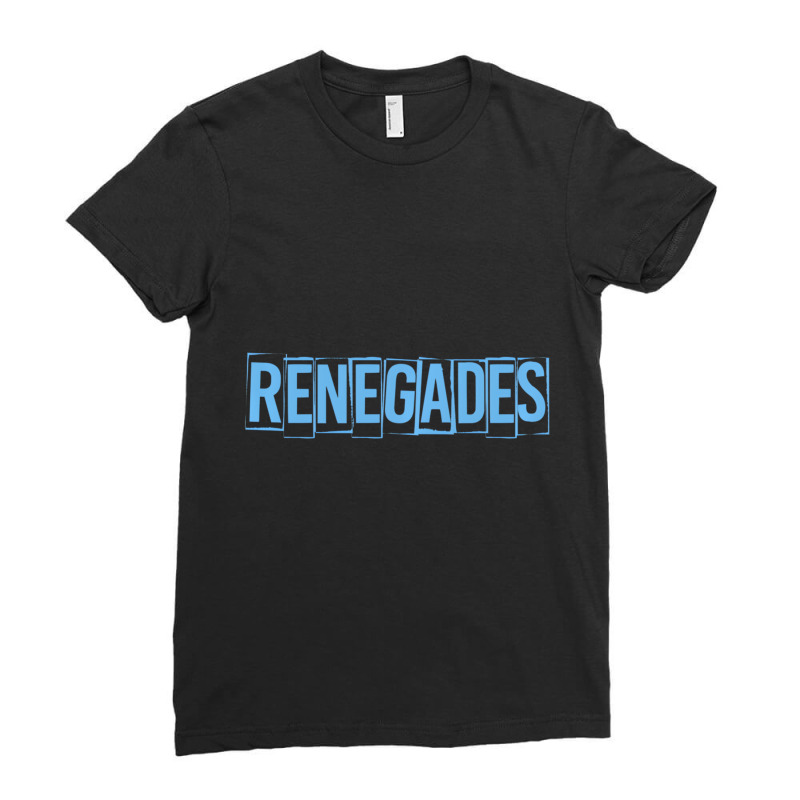 Renegades Arlington Football Tailgate Pullover Hoo Ladies Fitted T-Shirt by wombolt | Artistshot