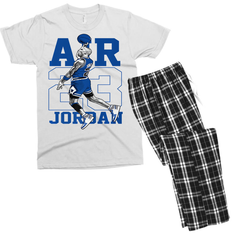 Number 23 Match True Blue 1s Tee 1 High Og True Bl Men's T-shirt Pajama Set | Artistshot