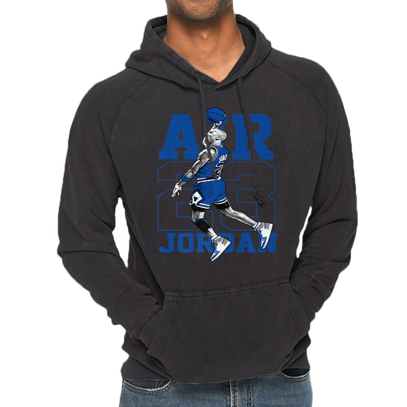 Number 23 Match True Blue 1s Tee 1 High Og True Bl Vintage Hoodie | Artistshot