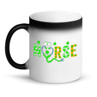 Nurse St Patricks Day Shirt St Patricks Day Nurse Magic Mug | Artistshot