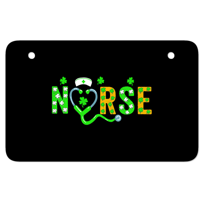 Nurse St Patricks Day Shirt St Patricks Day Nurse Atv License Plate | Artistshot