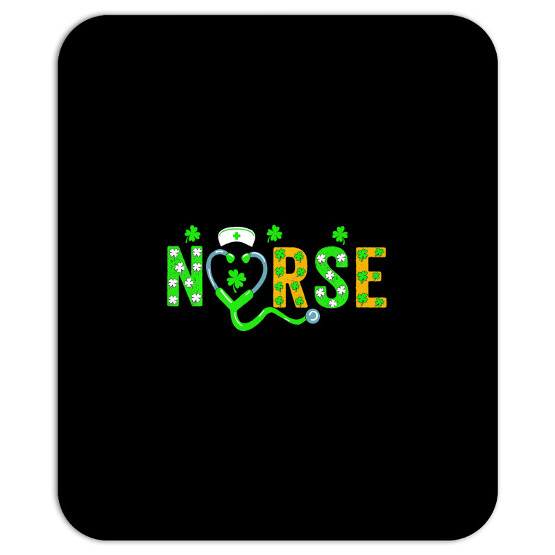 Nurse St Patricks Day Shirt St Patricks Day Nurse Mousepad | Artistshot