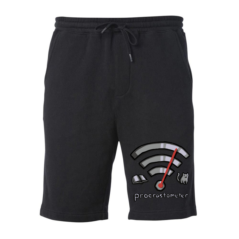 Procrastometer V2 Fleece Short by MilaArt. | Artistshot