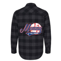 Mommy Of Rookie 1st Birthday Baseball Theme Matchi Flannel Shirt | Artistshot