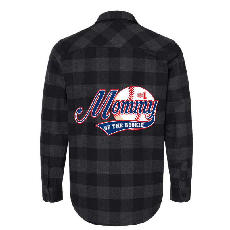 Mommy Of Rookie 1st Birthday Baseball Theme Matchi Flannel Shirt | Artistshot