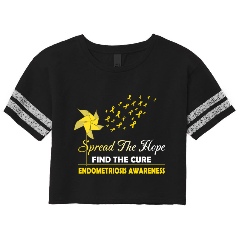 Spread The Hope Endometriosis Awareness Pullover H Scorecard Crop Tee by prasek | Artistshot