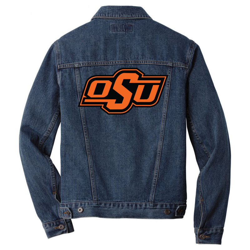 Oklahoma,-state,-university Men Denim Jacket by sarbsarbin | Artistshot