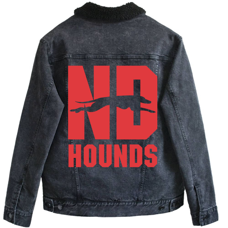 Notre Dame Hounds Unisex Sherpa-lined Denim Jacket | Artistshot