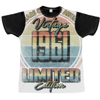 Vintage 1961 Limited Edition Shirt 62 Year Old 62n Graphic T-shirt | Artistshot