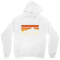 Vintage Solitude Utah Mountains Hiking Sunset Retr Unisex Hoodie | Artistshot