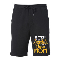 It Takes A Lot Of Sparkle To Be A Cheer Mom T Shir Fleece Short | Artistshot