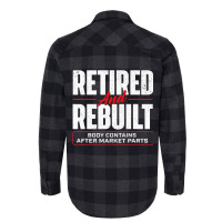 Retired And Rebuilt   Hip Replacement Surgery Reco Flannel Shirt | Artistshot