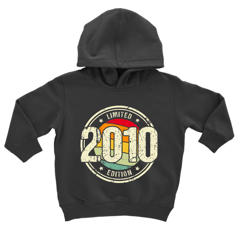 Retro 11 Year Old Vintage 2010 Limited Edition 11t Toddler Hoodie by winnie | Artistshot