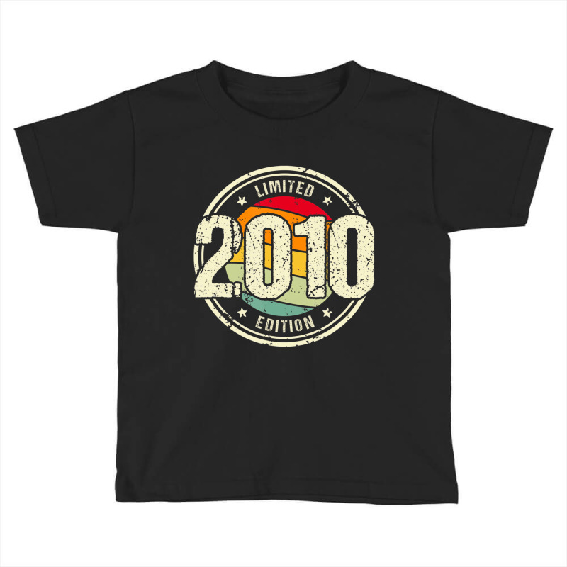 Retro 11 Year Old Vintage 2010 Limited Edition 11t Toddler T-shirt by winnie | Artistshot