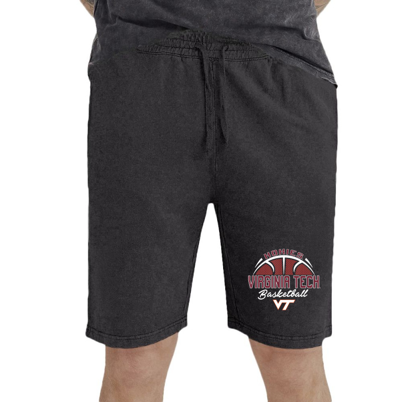 Virginia Tech Hokies Swish Orange Officially Licen Vintage Short | Artistshot