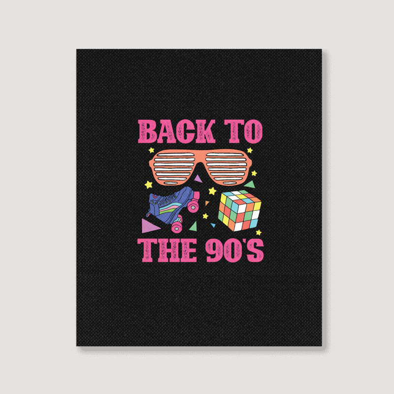 Retro 90s Nineties Era Vintage 1990s Portrait Canvas Print | Artistshot