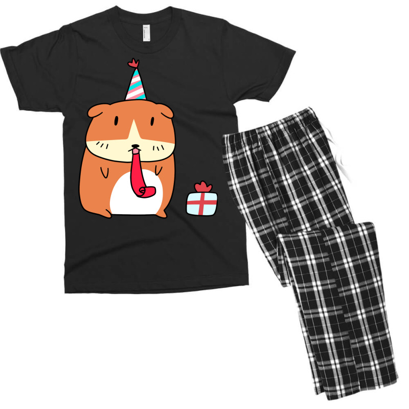 Party Guinea Pig Men's T-shirt Pajama Set | Artistshot