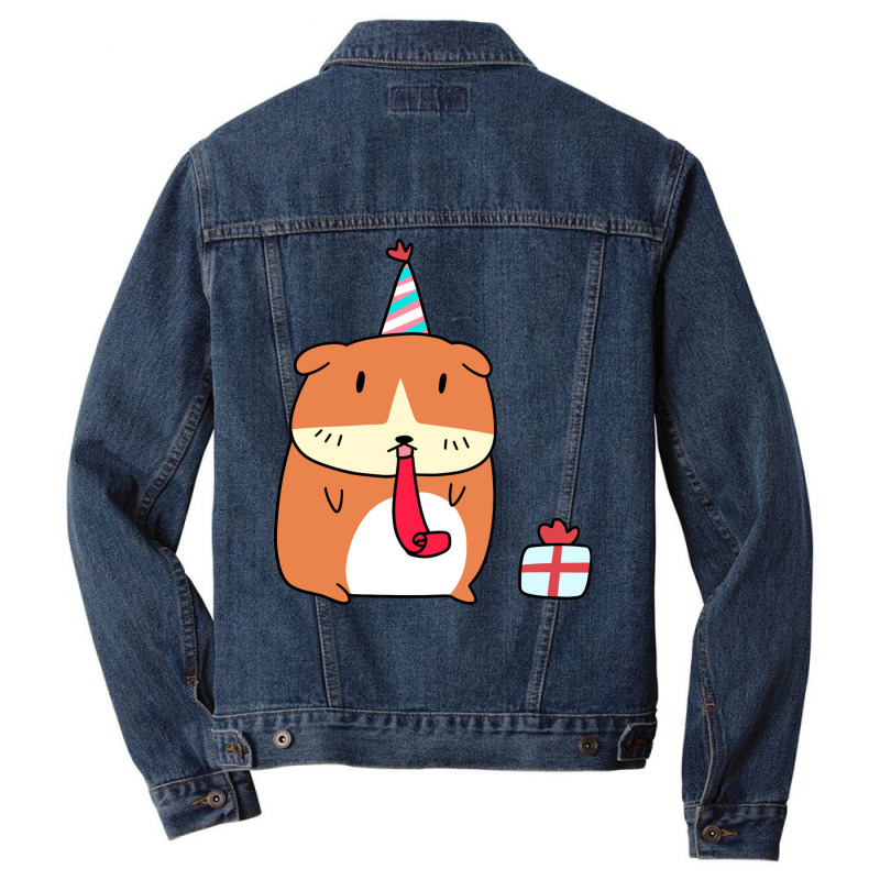 Party Guinea Pig Men Denim Jacket | Artistshot