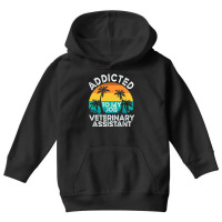 Veterinarian  Addicted To My Job Veterinary Youth Hoodie | Artistshot