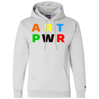 Art Power Hipster Champion Hoodie | Artistshot