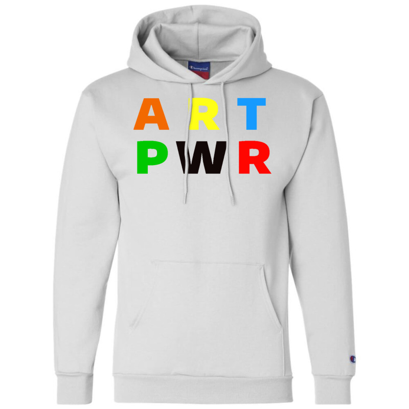 Art Power Hipster Champion Hoodie | Artistshot