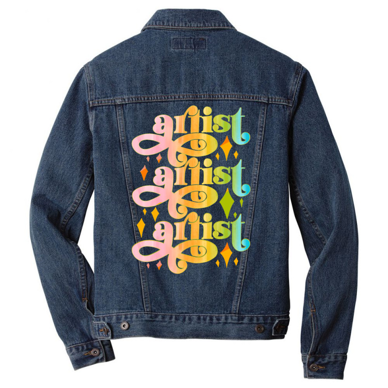 Artist Girl Travel Men Denim Jacket | Artistshot