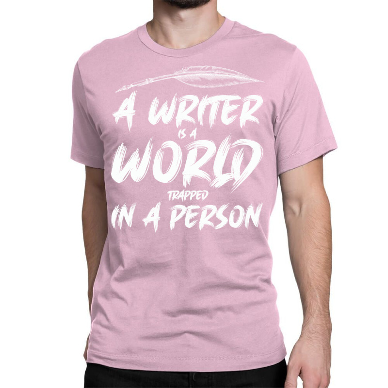 Author Writer Writer World Trapped Person Vintage Classic T-shirt | Artistshot