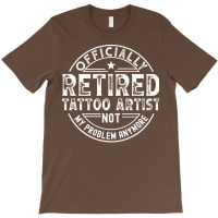 Retired Tattoo Artist Red T-shirt | Artistshot