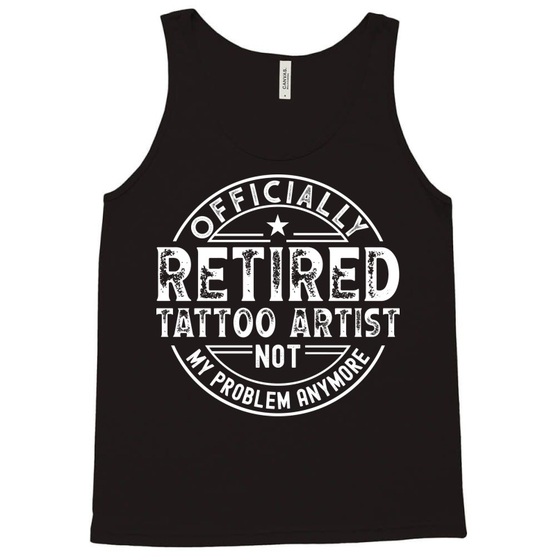 Retired Tattoo Artist Red Tank Top | Artistshot