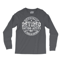 Retired Tattoo Artist Red Long Sleeve Shirts | Artistshot