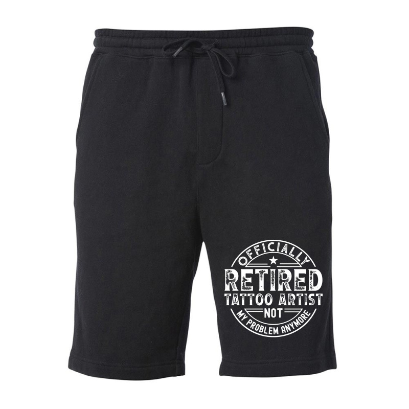 Retired Tattoo Artist Red Fleece Short | Artistshot