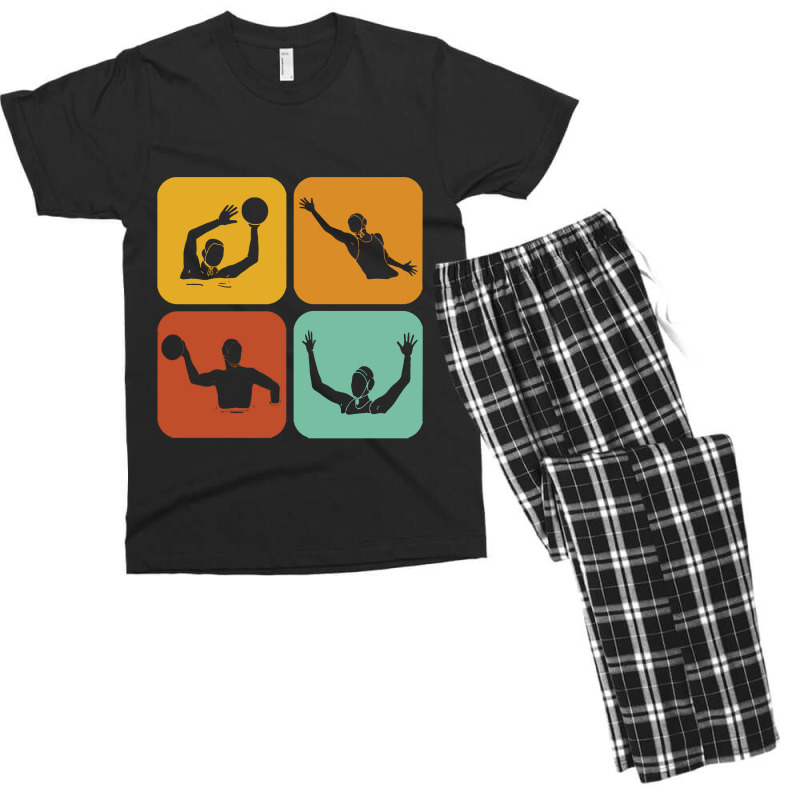 Water  Retro Water Polo Aesthetic Men's T-shirt Pajama Set | Artistshot