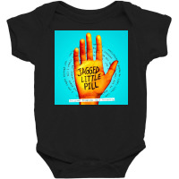 #alanis Morissette Jagged Little Pill Hand Tour 2022 Baby Bodysuit | Artistshot