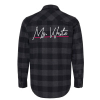 Writer Author Writing Girl Nostalgia Flannel Shirt | Artistshot