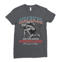 American Bodybuilding Ladies Fitted T-shirt | Artistshot