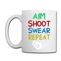 Billiards Aim Shoot Swear Snooker Pool Coffee Mug | Artistshot