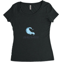 Swirl Waves Women's Triblend Scoop T-shirt | Artistshot