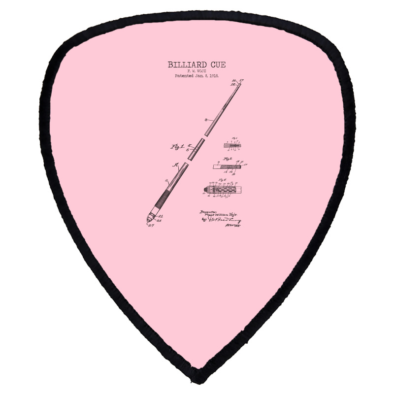 Billiard Cue Patent Shield S Patch | Artistshot