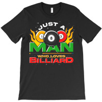 Men Pool Billiard Player Snooker Lover Billiard T-shirt | Artistshot