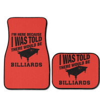 Funny Billiard Quote For Billiards Player Full Set Car Mats | Artistshot