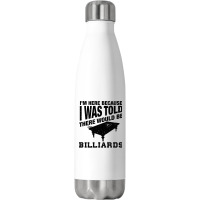 Funny Billiard Quote For Billiards Player Stainless Steel Water Bottle | Artistshot