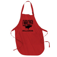 Funny Billiard Quote For Billiards Player Full-length Apron | Artistshot