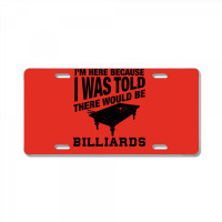 Funny Billiard Quote For Billiards Player License Plate | Artistshot