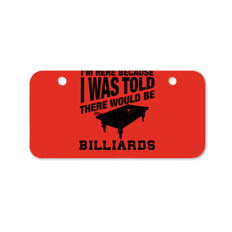 Funny Billiard Quote For Billiards Player Bicycle License Plate | Artistshot