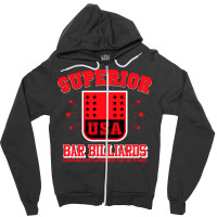 Bar Billiards 2 Zipper Hoodie | Artistshot